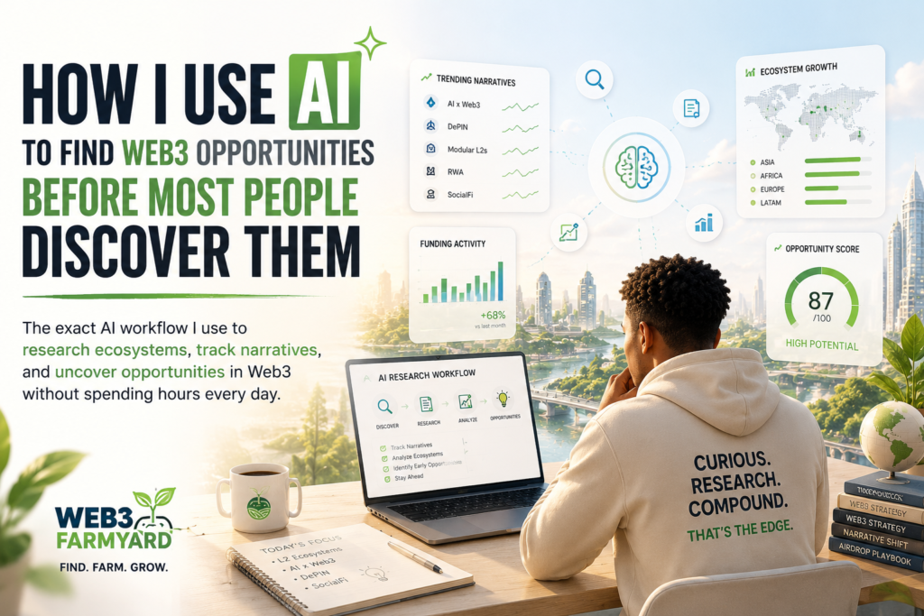 How I Use AI to Find Web3 Opportunities Before Most People Discover Them